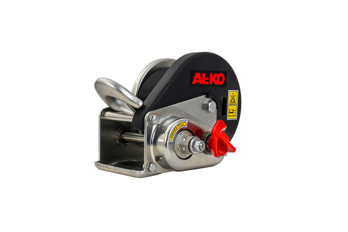 Βαρούλκο, βαρούλκο χειρός για ρυμουλκούμενο φορτηγό AL-KO 450kg με ιμάντα 6m, φρένο και αυτόματο ξετύλιγμα