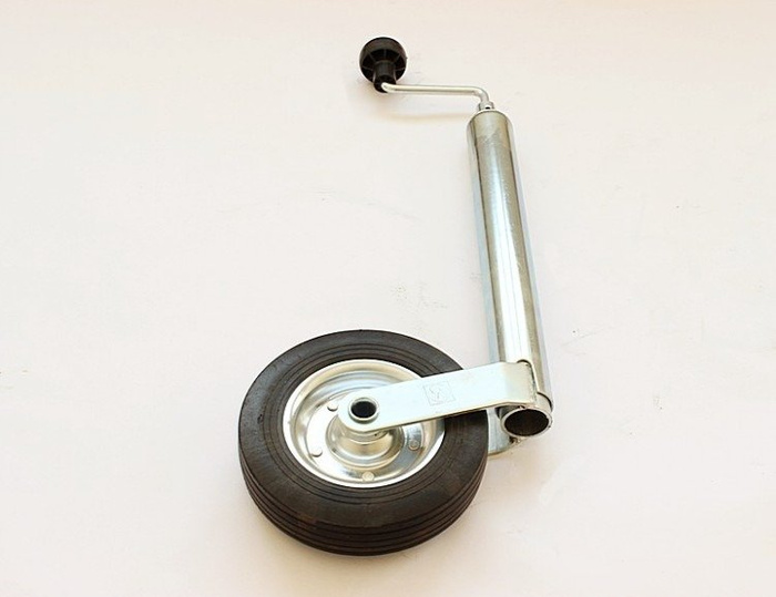 Τροχός τζόκεϊ με σφιγκτήρα από χυτοσίδηρο WINTERHOFF ST48-200VB+KLE48-G 150kg 48mm 505-725mm