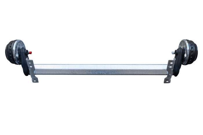 AL-KO COMPACT άξονας φρένων για ρυμουλκούμενο / ρυμουλκούμενο 1350kg 1200mm 1650mm 4x100