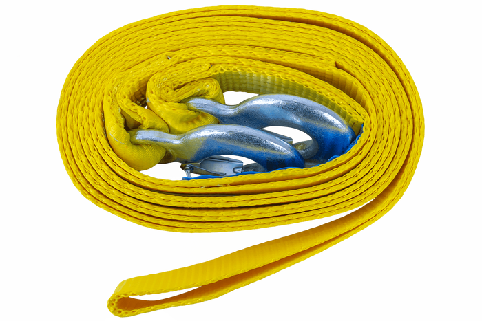 Σχοινί ρυμούλκησης με γάντζους Ιμάντας ρυμούλκησης UNITRAILER 5m/50mm/6t κίτρινο