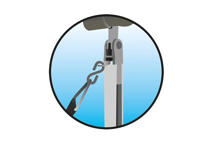 Σετ δύο ιμάντων προστασίας από καταιγίδα ProPlus 361722 για τέντες Thule Omnistor 3m