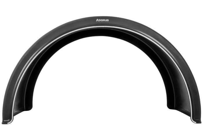 Διπλό φτερό για ρυμουλκούμενο 20-24,5" DOMAR DK1685, θόλος τροχού 1340/670mm