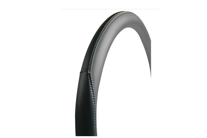 Κάλυμμα τιμονιού LAMPA CLUB 37-39cm γκρι-μαύρο