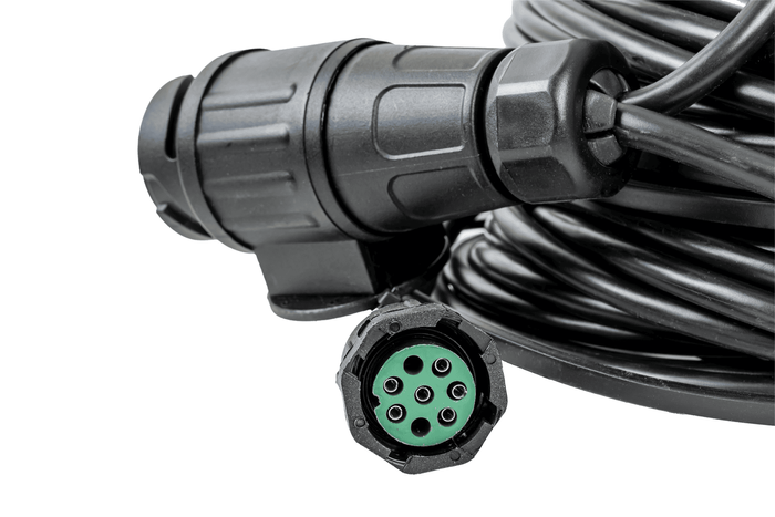 Ηλεκτρική εγκατάσταση MANTES, ζώνη ρυμουλκούμενου ρυμουλκούμενου, 12 m, βύσμα 13 PIN, ξιφολόγχες 2x 8 PIN