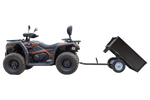 Ρυμούλκα κήπου για τρακτέρ, quad UNITRAILER ανατρεπόμενο καρότσι 225kg 1030x700mm