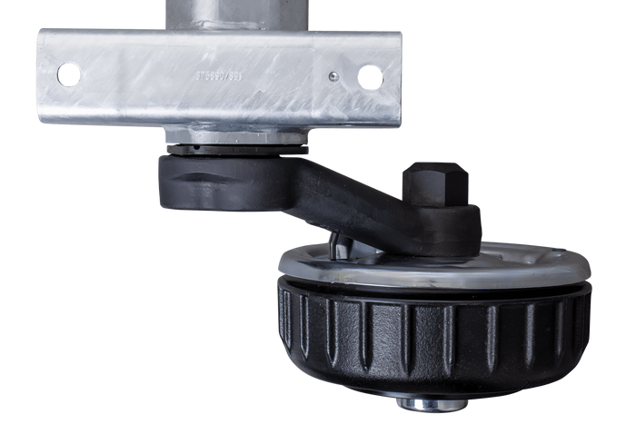 AL-KO EURO άξονας φρένων για ρυμουλκούμενο / ρυμουλκούμενο 1800kg 1350mm 1850mm 5x112