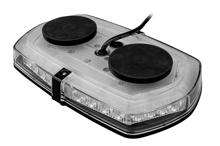 Προειδοποιητική δέσμη LED 237x145 R10 R65 μαγνήτης BLK0031