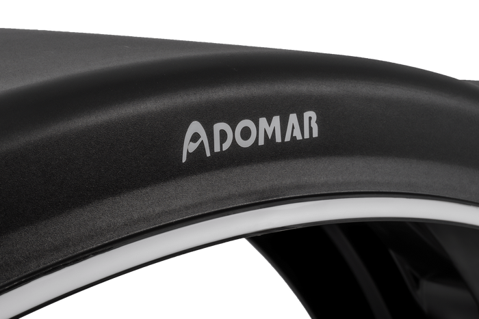 Διπλό φτερό για τρέιλερ 19,5-22,5" DOMAR DK1670, θόλος τροχού 1280/650mm