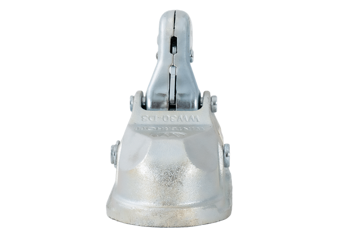 WINTERHOFF WW30-D3-K1414 κοτσαδόρος με μπάλα για ρυμουλκούμενο 3000 κιλών με σωληνοειδές ράβδο έλξης 50 mm, χυτοσίδηρος