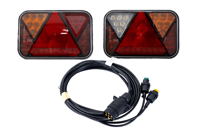 FRISTOM FT-270 πίσω φώτα LED + πλεξούδα MANTES 4,1 m 7-PIN