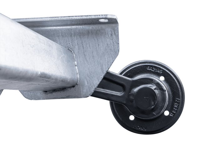 KNOTT VG7-L χωρίς φρένο άξονα για ρυμουλκούμενο 750kg 1607mm 2027mm 4x100