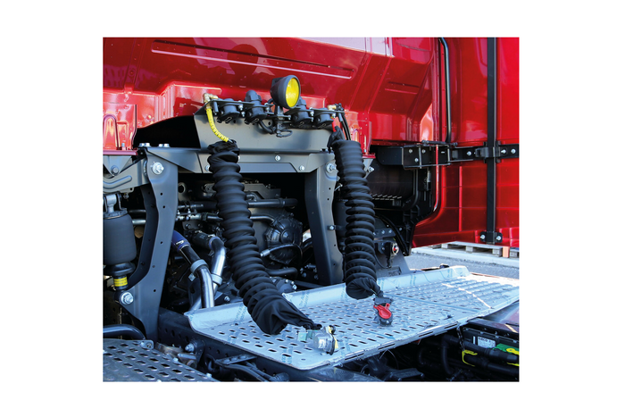 LAMPA Truck-Tights σπιράλ κάλυμμα καλωδίου 97173 εύκαμπτο μανίκι μαύρο 220cm διάμετρος 11cm