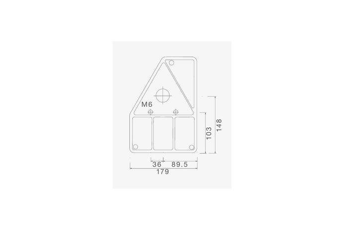 Κάλυμμα πίσω φανού ASPÖCK 18-8442-107 EARPOINT I δεξιά