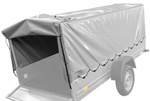 Κάλυμμα για το πλαίσιο h-800 UNITRAILER μουσαμάς για το τρέιλερ 264x125cm GARDEN 264 KIPP και EXPERT PLUS 2612