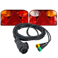 Πίσω φώτα FRISTOM FT-088 + πλεξούδα MANTES 4,1 m 13-PIN