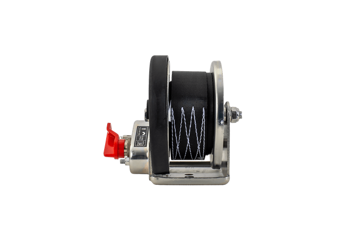 Βαρούλκο, βαρούλκο χειρός για ρυμουλκούμενο φορτηγό AL-KO 450kg με ιμάντα 6m, φρένο και αυτόματο ξετύλιγμα