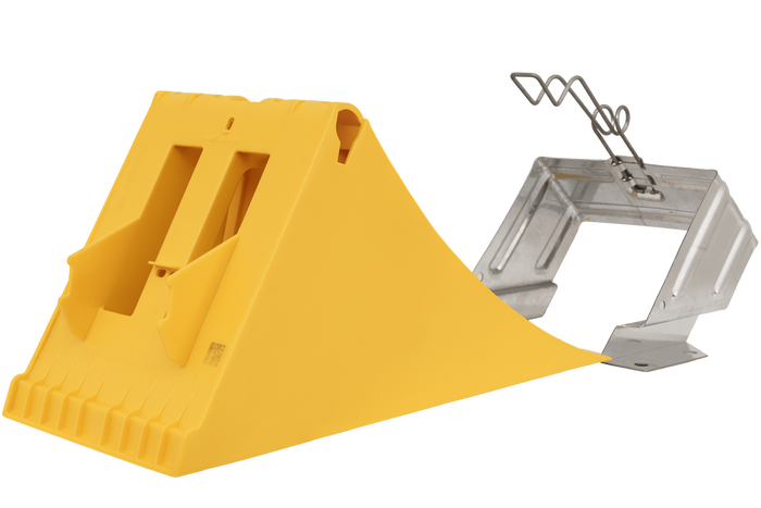 Σφήνα τροχού E53 με βάση στήριξης LOKHEN ύψος: 225mm