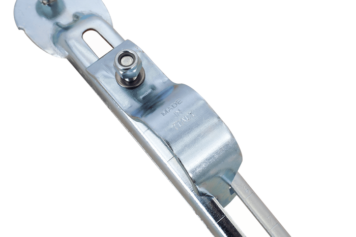 Βάση στήριξης φτερό θόλου τροχού DOMAR, ρυθμιζόμενο, γαλβανισμένο