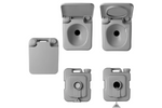 ProPlus 370415V01CR Φορητή Τουαλέτα Κάμπινγκ Γκρι 10L/20L