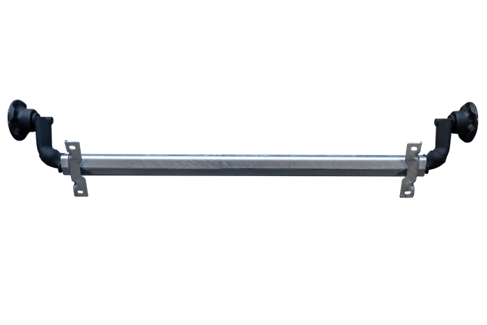 AL-KO OPTIMA άξονας χωρίς φρένο για ρυμουλκούμενο σκάφους 750kg 1100mm 1530mm 4x100