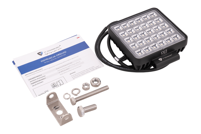 Λάμπα εργασίας LED με ανακλαστήρα TT TECHNOLOGY TT.13308-W 30xLED 2400lm με διακόπτη