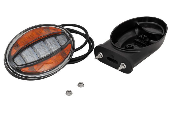 FRISTOM FT-356 LED γενικής λάμπας εμπρός με πλαϊνή βάση στήριξης