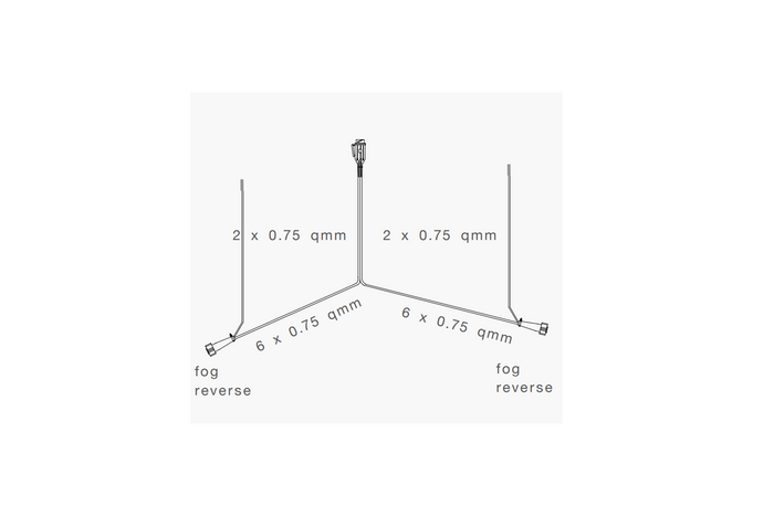 Ηλεκτρική εγκατάσταση ASPÖCK, καλωδίωση ρυμούλκησης 8m, βύσμα 13 ακροδεκτών, 2x ξιφολόγχες 8 ακροδεκτών