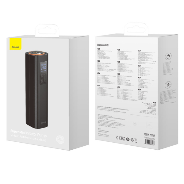 Μίνι συμπιεστής BASEUS Mini Inflator Pump γενική αντλία αυτοκινήτου 12V