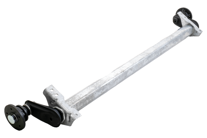 AL-KO PLUS άξονας χωρίς φρένο για ρυμουλκούμενο / ρυμουλκούμενο 1300kg 1500mm 1950mm 5x112