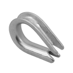 Δακτύλιος σχοινιού DROMET KU.6, ατσάλινος κύλινδρος, 6mm