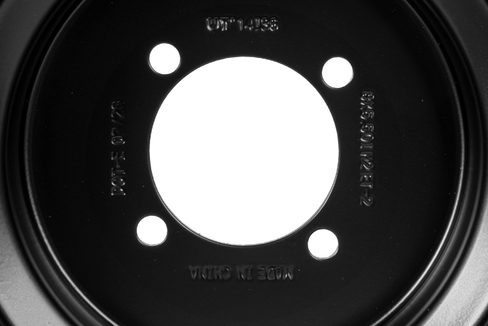 Ζάντα UNITRAILER από χάλυβα μαύρη 5.5Ix8"H2 4x88 ET:-2