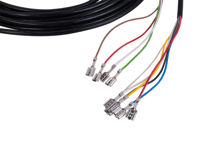 MANTES ηλεκτρική καλωδίωση ρυμουλκούμενου 4m 7PIN βύσμα 6.3 ακροδεκτών