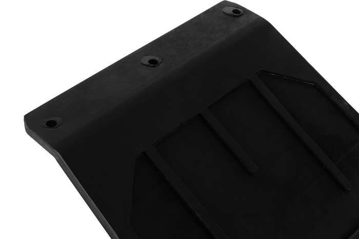 Σετ UNITRAILER λαστιχένια πτερύγια λάσπης, λυγισμένα καλύμματα φτερών 185/233 mm