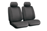 Σετ καλυμμάτων καθισμάτων αυτοκινήτου LAMPA Glamur ανθρακί, για τα μπροστινά καθίσματα