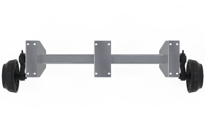 KNOTT VGB18 άξονας φρένων για ρυμουλκούμενο / ρυμουλκούμενο 1800kg 1140/1248mm 1700mm 5x112