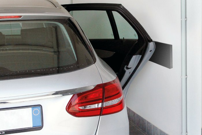 Σετ τεσσάρων προστατευτικών πάνελ τοίχου για το γκαράζ LAMPA Premium 40x15cm