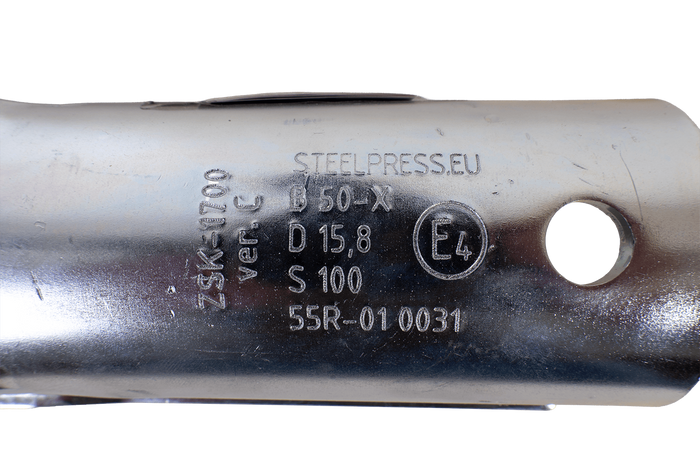 Ρυμουλκούμενο STEELPRESS ZSK-1700C με σωληνωτή ράβδο έλξης 50 mm