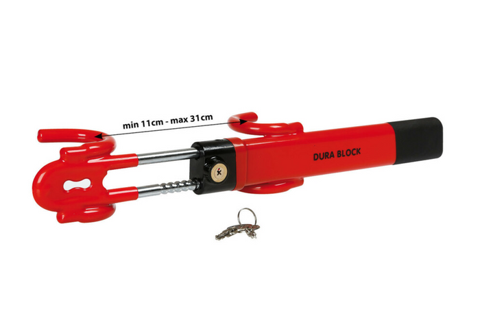 Κλείδωμα τιμονιού Dura Block LAMP με αντικλεπτική προστασία