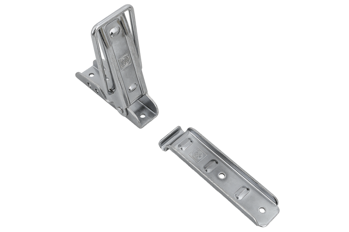 Πλαϊνός κοτσαδόρος με κούμπωμα WINTERHOFF BV 10-2 + BVG 10-A πλήρες πλευρικό κλείσιμο ρυμουλκούμενου