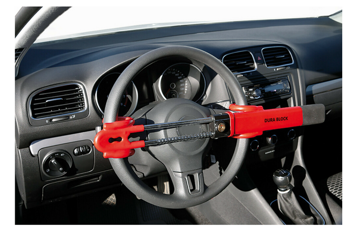 Κλείδωμα τιμονιού Dura Block LAMP με αντικλεπτική προστασία