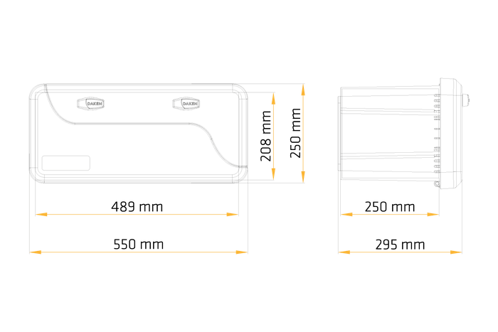 DAKEN 82202 BLACKIT εργαλειοθήκη 550x250x295mm 23l