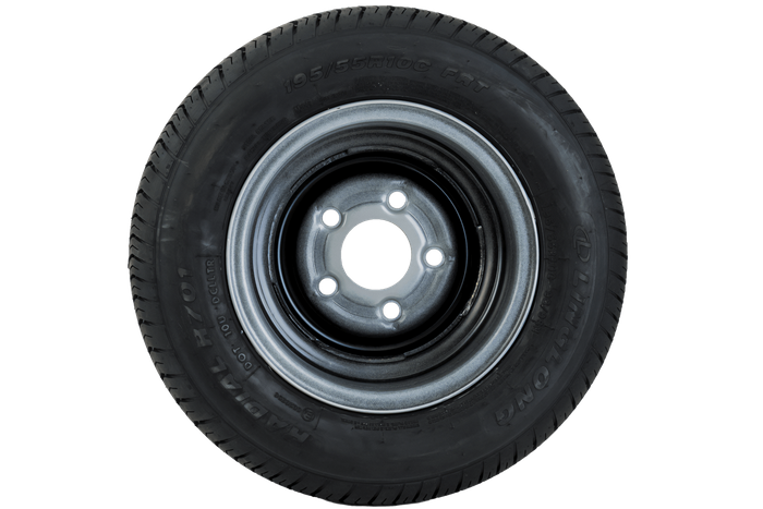 Ενισχυμένος τροχός για τρέιλερ TIRE LINGLONG 195/55 R10C 98/96N RIM UNITRAILER 6Jx10"H2 5x112 ET:-4
