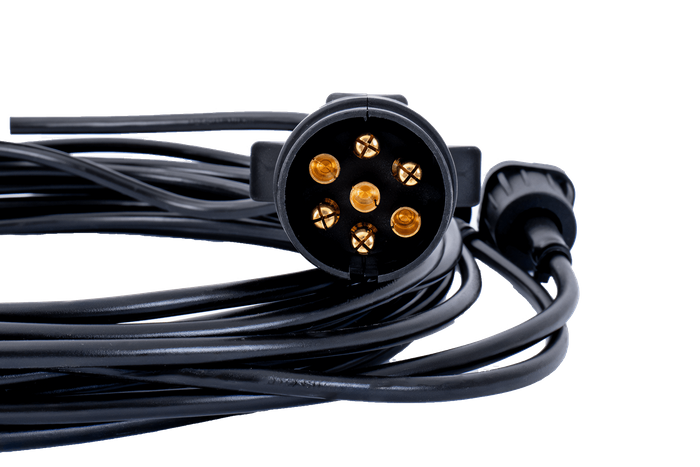 Πίσω φώτα ASPÖCK MULTIPOINT V + καλωδίωση MANTES 4m 7PIN