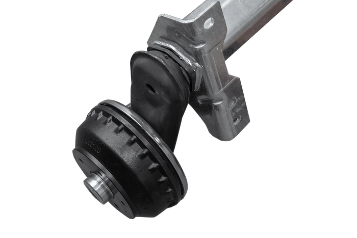 AL-KO COMPACT άξονας φρένων για ρυμουλκούμενο / ρυμουλκούμενο 1350kg 1350mm 1800mm 5x112