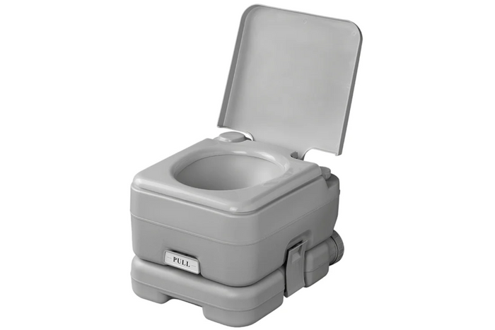 ProPlus 370415CR Φορητή Τουαλέτα Κάμπινγκ Γκρι 10L/10L