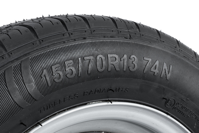 Τροχός τρέιλερ TIRE KENDA 155/70 R13 74N STARCO RIM 4Jx13"H2 4x115 ET:0
