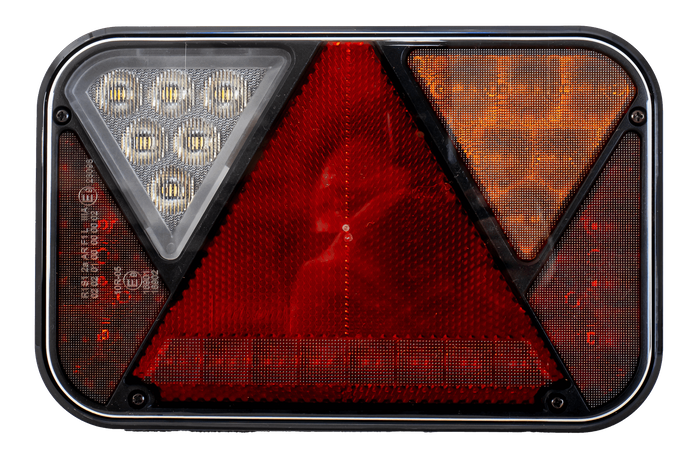 Πίσω φώτα LED FRISTOM FT-270 + πλεξούδα MANTES 7m 13 PIN