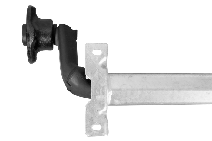 AL-KO OPTIMA άξονας χωρίς φρένο για ρυμουλκούμενο 750kg 1260mm 1573mm 4x100