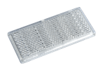 Λευκός ανακλαστήρας 76x34 mm με αυτοκόλλητη ταινία