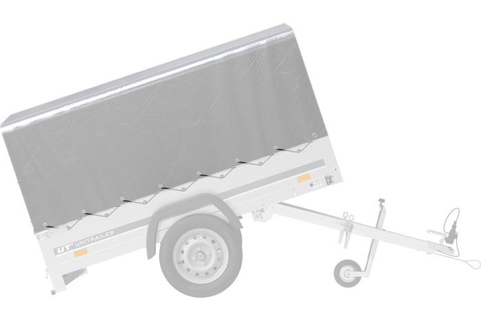 Κάλυμμα πλαισίου h-800 UNITRAILER μουσαμάς για τρέιλερ 200x125cm GARDEN 201 KIPP